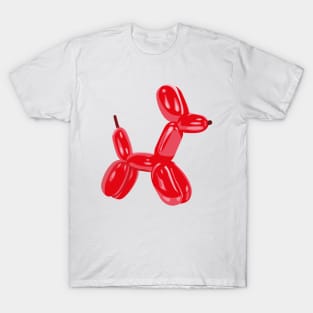 Red Balloon dog T-Shirt
